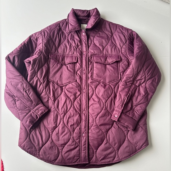Bagatelle Collection Jackets & Blazers - Bagatelle Purple Quilted Lightweight Jacket Snap Front Coat Women’s Medium